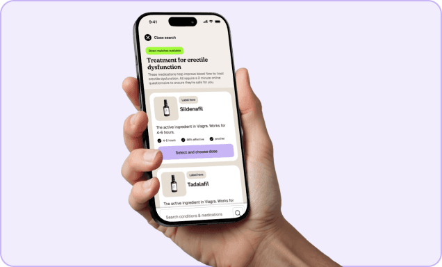 Hand holding phone showing evaro site