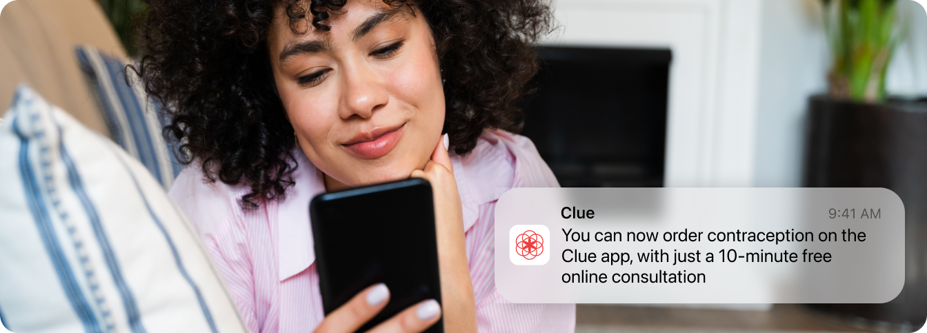 Order contraception on the app